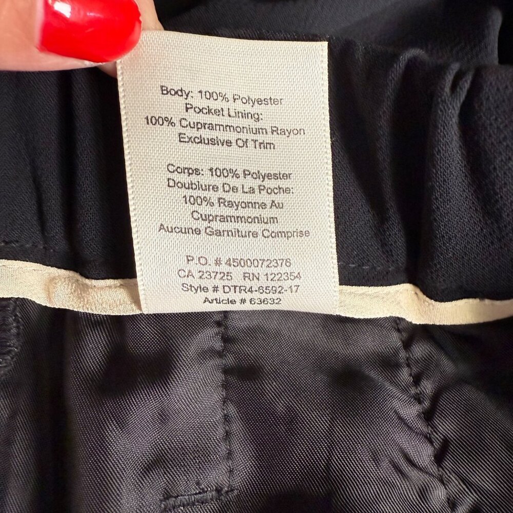 J.Crew Petite High-Rise Cameron Pant In Four-Season Stretch Black 4 Petite 28x25 - Picture 9 of 15